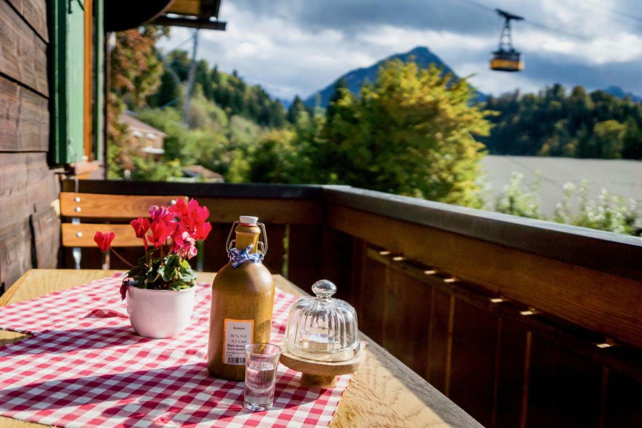 Zur Gluecklichen Kuh Hotel Oberstdorf Exterior foto